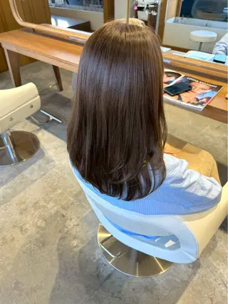 セミロング mopa yuiのヘアスタイル
