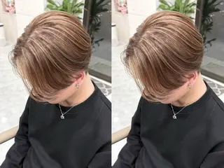 ショート カラー メンズ 韓国ヘア 野々山 ゆうとのヘアスタイル