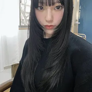 ロング 園田 渉 ◤SHIKIO◢のヘアスタイル