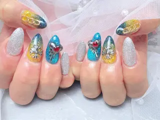 ネイル マジック ミラーのネイルデザイン