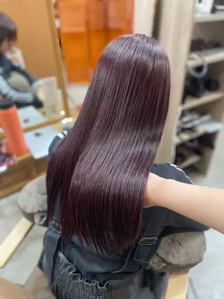ロング カラー 鈴木 七海のヘアスタイル
