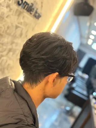 ショート パーマ メンズ 深野 茜のヘアスタイル