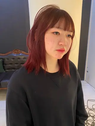 ミディアム カラー mai / linoah˚✧のヘアスタイル
