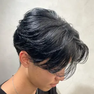 セミロング パーマ ヘアアレンジ メンズ fifth 石川 凪のヘアスタイル
