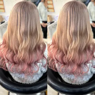 ロング KR2S× 亜以加のヘアスタイル