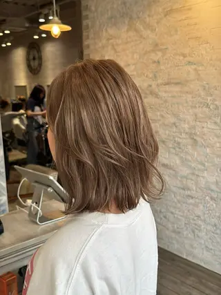 ミディアム カラー ダブルカラー/ メンズパーマ🫧中村のヘアスタイル