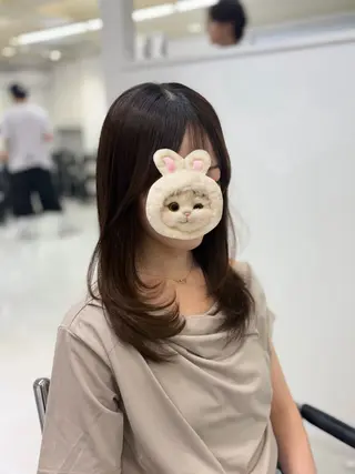 セミロング カットモデル募集中 /藤田勇也のヘアスタイル