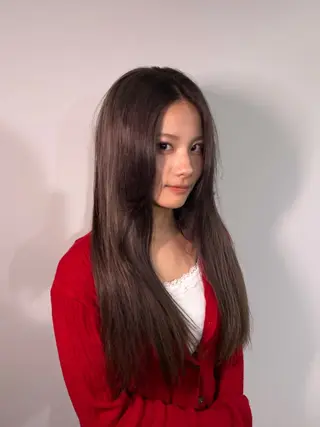 ロング カラー ゆうと/ブリーチモデ ル/ストレートモデルのヘアスタイル