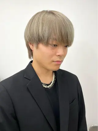ショート カラー パーマ ヘアアレンジ メンズ 💎髪質改善特化💎 RUITOのヘアスタイル