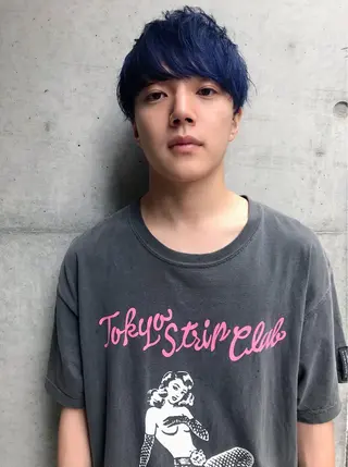 ショート カラー メンズ 山下 亮輔のヘアスタイル