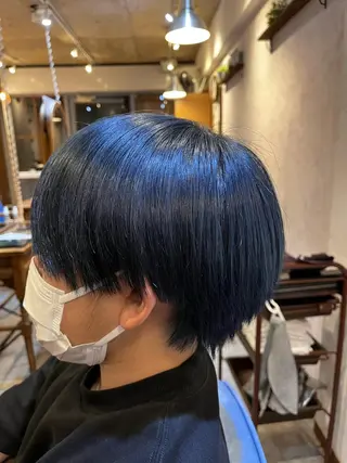 ショート カラー メンズ 佐藤槙哉 サトウシンヤのヘアスタイル