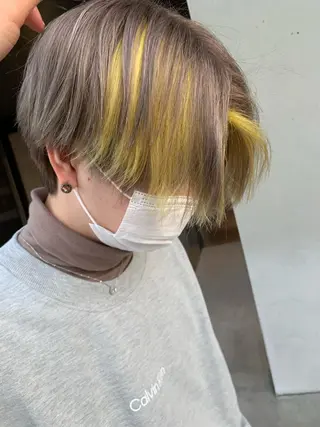 カラー ピンクカラー/ mana🎀のヘアスタイル