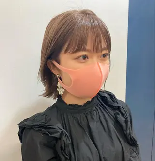 ショート カラー Hareru 豊田 修廣のヘアスタイル