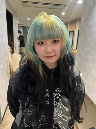 ロング カラー 🌐NATSUMI 🌐【寒色カラー】のヘアスタイル