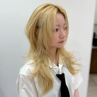 ロング ウルフカット/ ハッシュカット/山路のヘアスタイル