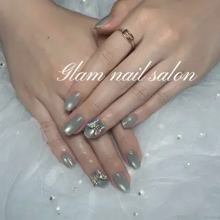 ネイル Glam 長さだし専門のネイルデザイン