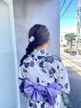 セミロング このみ/透明感カラー /ヘアアレンジ🫧のヘアスタイル