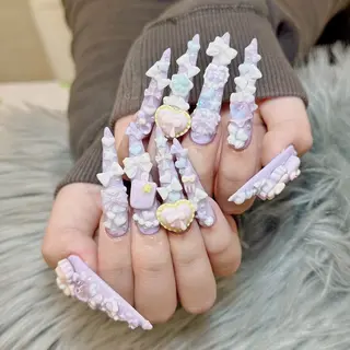 ネイル ANH ゴテゴテネイルのネイルデザイン