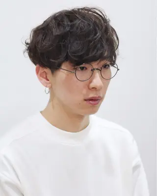 ショート カラー パーマ ヘアアレンジ メンズ メンズスタイル ly本厚木のヘアスタイル