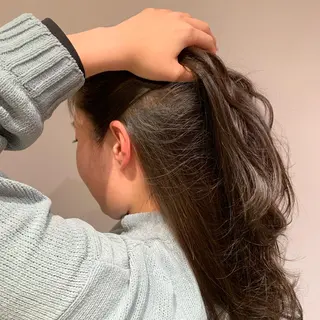 ロング カラー 韓国スタイル🇰🇷 annaのヘアスタイル