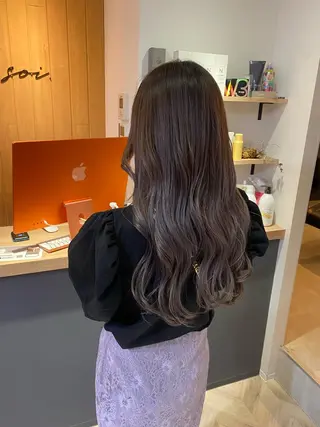 ロング カラー 美髪/透明感カラー reikoのヘアスタイル