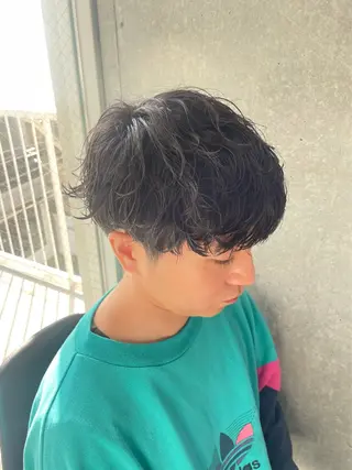 パーマ メンズ メンズモテパーマ💙 fuwaのヘアスタイル