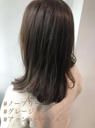 ミディアム カラー レイヤーボブ/ボブ 仲川和人のヘアスタイル