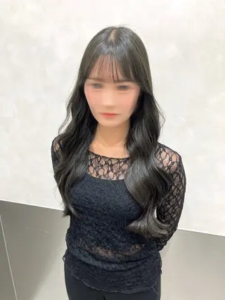 ロング カラー 💖ブリーチなし透明 感💖ASAHIのヘアスタイル
