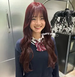 ロング yuka♡/暖色系/ ブリーチなしWカラーのヘアスタイル