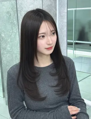 ロング カラー 小林 拳人のヘアスタイル