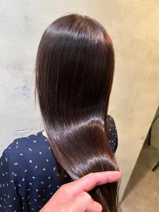 ロング カラー パーマ 💎髪質改善専門 jewel boxのヘアスタイル