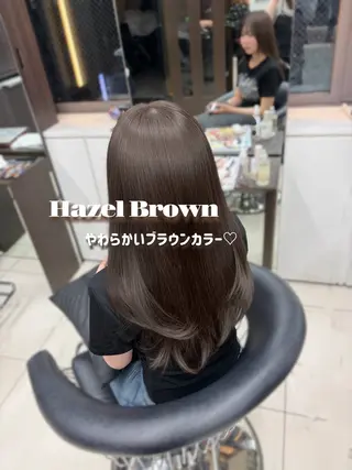 ロング レイヤー×艶髪🤎. 𝜗𝜚hitomiのヘアスタイル