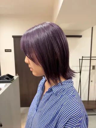 ミディアム カラー お悩み改善 美容師✂鷲田竜也のヘアスタイル