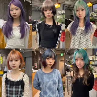 セミロング カラー 🧡色落ちまで2度 楽しめる🧡ヨシキのヘアスタイル