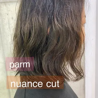 ミディアム パーマ 舟橋 りんかのヘアスタイル