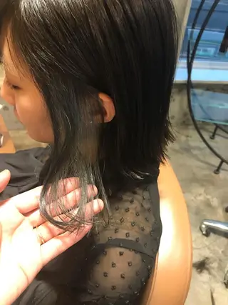ショート カラー パーマ ヘアアレンジ メンズ キッズ ネイル マツエク・マツパ サロンドミルク 渋谷高比良のヘアスタイル