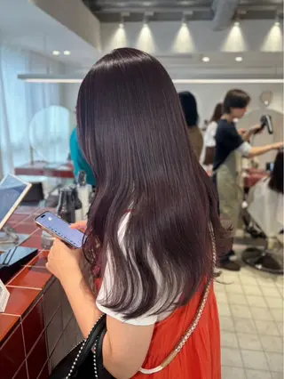 カラー さや/透明感カラー /カラーモデル募集中のヘアスタイル