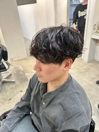 パーマ メンズ メンズ清潔感のプロ 💈メンズパーマ藤田のヘアスタイル