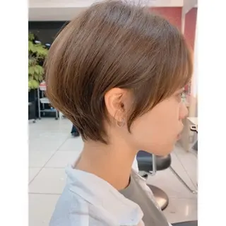 ショート 🦩クリーミーカラー アレンジ ナツキ🦩のヘアスタイル