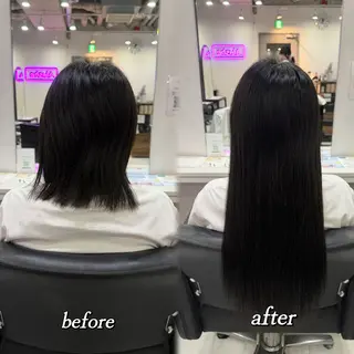 ロング 🦋REISA🦋 エクステ×ハイトーンのヘアスタイル