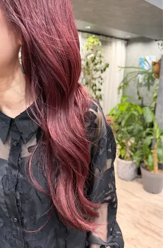ロング カラー glac 當田のヘアスタイル
