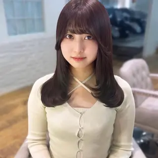 ロング カラー AKIHO/矢場町 ／メンズカットモデルのヘアスタイル