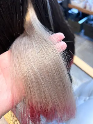 ロング カラー 井手 孔介のヘアスタイル
