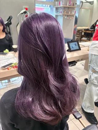 ロング ⟡.·韓国ヘア*.゚ 室岡 咲希のヘアスタイル