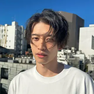 ショート カラー パーマ メンズ メンズ💈毛流れパー マ✨メンズカット吉田のヘアスタイル