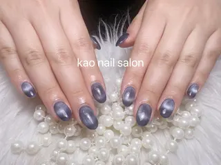 ネイル kao nail マグネット/長さだしのネイルデザイン