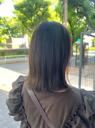 ミディアム 顔周りレイヤー 髪質改善 / AYUのヘアスタイル
