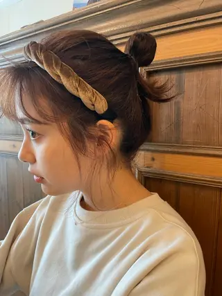 ミディアム minatsu 東京の技術を京都でのヘアスタイル
