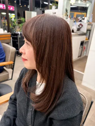 セミロング KOTKA 大山和希のヘアスタイル