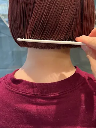 ミディアム 似合わせカット カラー/心斎橋/メイのヘアスタイル